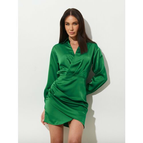 Купить Платье размер 46, зеленый
Эстетичное женское платье мини нарядное из плотного ис...