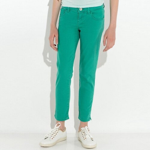 Купить Джинсы GUESS, размер 12, зеленый
Брюки джинсовые бренда GUESS зеленого цвета. Дл...
