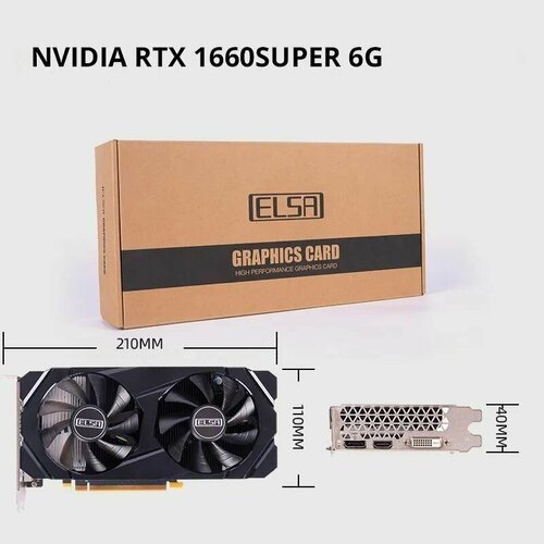 Купить Видеокарта ELSA GeForce GTX 1660 SUPER 6ГБ
Разработчик видеокарты NVIDIA<br>Лине...