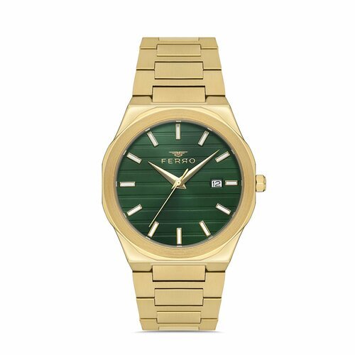 Купить Наручные часы Ferro FM40105A-B6, зеленый
Классические мужские наручные часы с са...