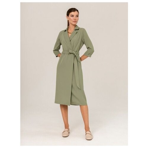 Купить Платье VIAVILLE, размер 44, зеленый
Платье женское на запах с поясом длины миди...