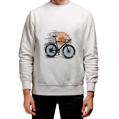 Купить Свитшот ROLY, размер 2XL, белый
Название принта: Велосипед Солнце Спорт Абстракц...