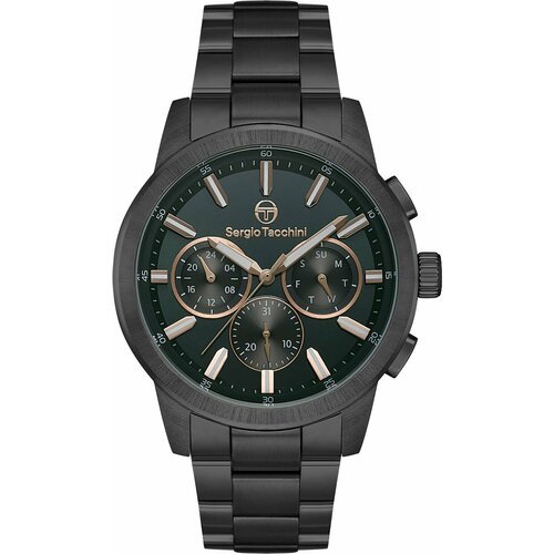 Купить Наручные часы SERGIO TACCHINI, черный, зеленый
Мужские часы. Коллекция Archivio....
