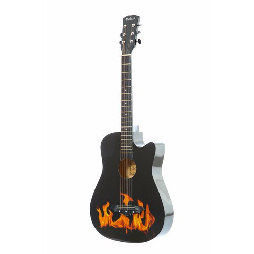 Купить Акустическая гитара Belucci BC3840 1425 (Fire),38"дюймов, с рисунком
Акустическа...