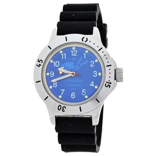 Купить Наручные часы Восток Амфибия, синий
Механизм механический "Восток 2415.01"<br><b...