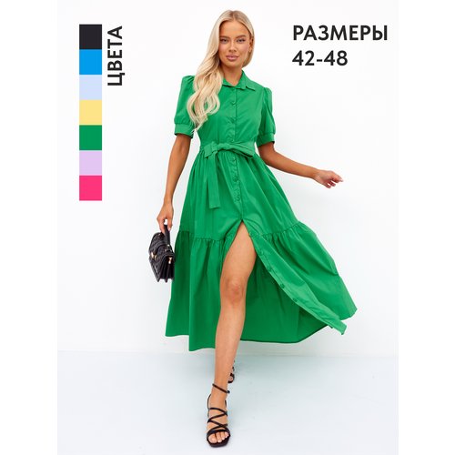 Купить Платье EBO, размер 44, зеленый
Платье летнее длинное EBO: стиль и комфорт<br><br...