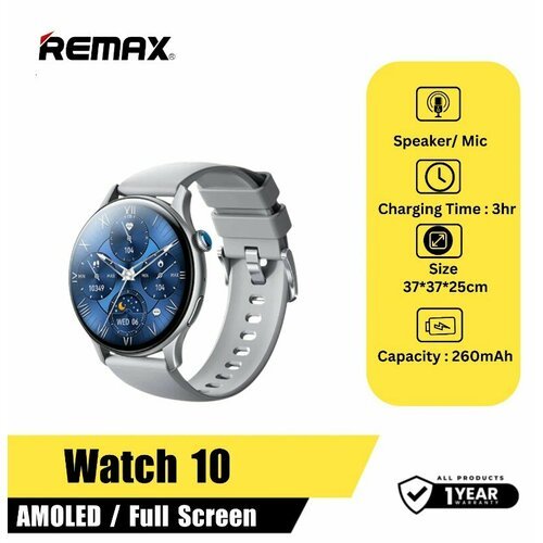 Купить Смарт часы Remax WATCH10 AMOLED серый
Смарт часы Remax WATCH10 AMOLED - это совр...