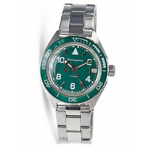 Купить Наручные часы Восток Командирские, зеленый, серебряный
Мужские наручные часы Вос...