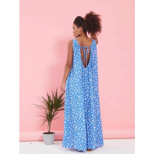 Купить Платье YolKa_Dress, размер Единый, голубой
Сарафан летний с открытой спиной от Y...