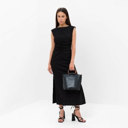 Купить Платье MIST, размер 46, черный
Платье женское с драпировкой "MIST Summer time" -...