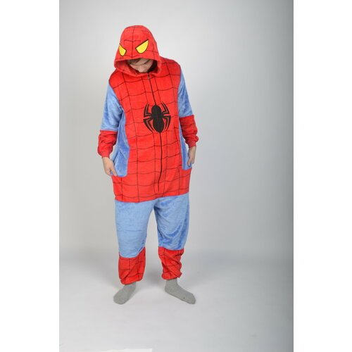 Купить Кигуруми Человек-паук на молнии, синий, красный
Человек Паук кигуруми пижама взр...