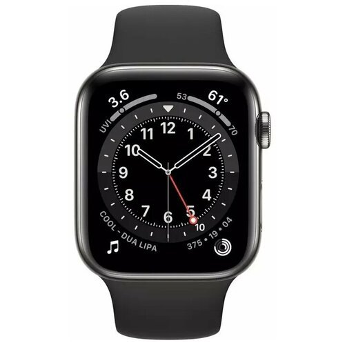 Купить Часы Apple Watch Series 6 GPS+Cellular 40mm Graphite Stainless Steel Case with B...