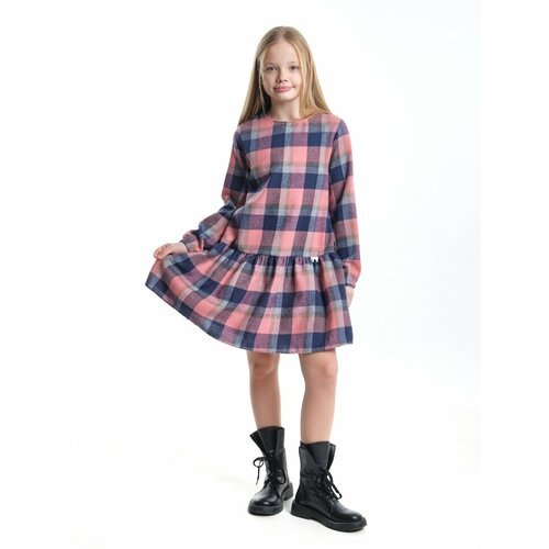 Купить Платье Mini Maxi, хлопок, в клетку, размер 122, розовый
Платье для девочек Mini...