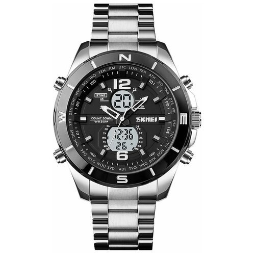 Купить Наручные часы SKMEI, серебряный
Брутальные мужские наручные часы фирмы SKMEI-167...
