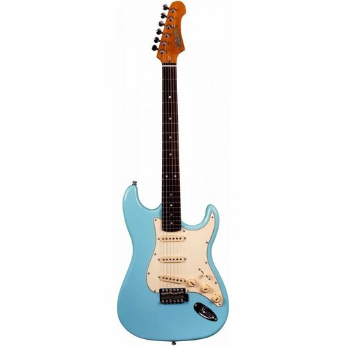 Купить Электрогитара Stratocaster (S-S-S) с винтажным тремоло, Sonic Blue, Jet
<br><p>J...