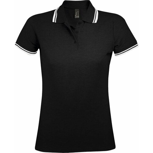 Купить Поло Sol's, размер XL, черный
Рубашка поло женская Pasadena Women 200 с контраст...