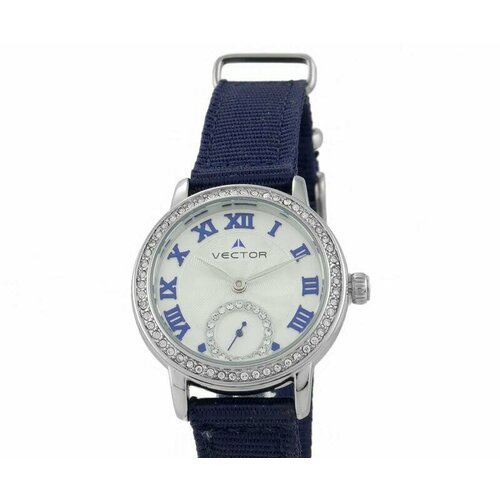 Купить Наручные часы VECTOR, серебряный
Часы VECTOR V9-0034153Q сталь ремень капрон бре...