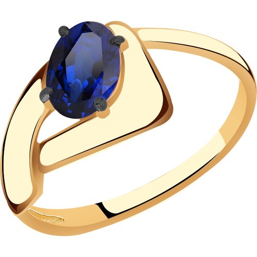 Купить Кольцо Diamant online, золото, 585 проба, сапфир синтетический, размер 16.5
<p>В...
