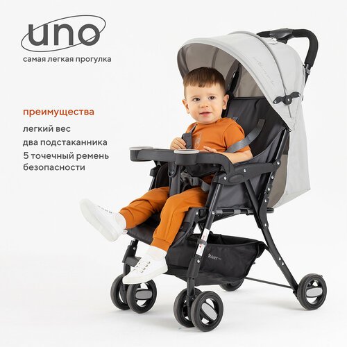 Купить Коляска прогулочная детская для путешествий Rant basic Uno RA350, Soft Grey
Коля...