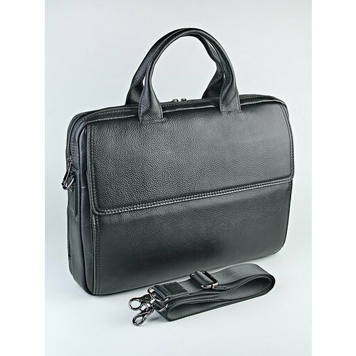 Купить Портфель фактура гладкая, черный
Уникальная мужская сумка-портфель из натурально...