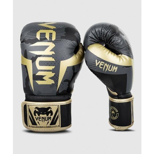 Купить Боксерские перчатки тренировочные Venum Elite - Dark Camo/Gold (16 oz)
Оригиналь...