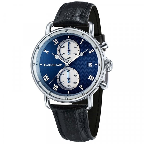 Купить Часы Earnshaw ES-8090-01
Кварцевые часы с хронографом. Два малых циферблата на 6...