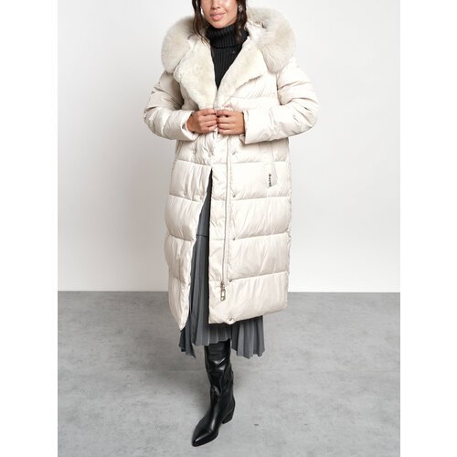 Купить Пуховик, размер M, бежевый
Пальто утепленное с капюшоном и мехом зимнее женское....