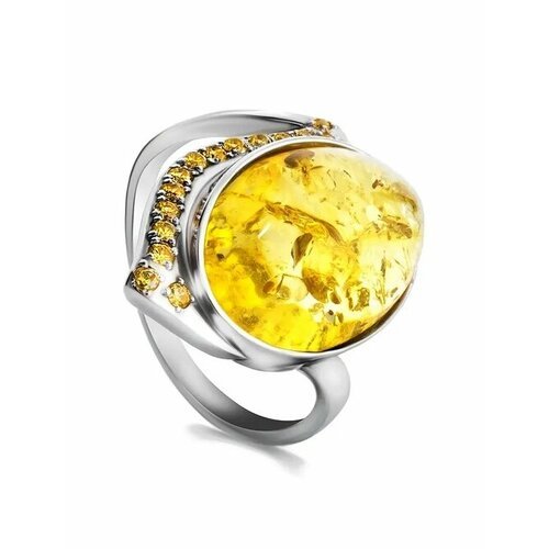 Купить Кольцо, янтарь, безразмерное, желтый, серебряный
Потрясающее кольцо с натуральны...
