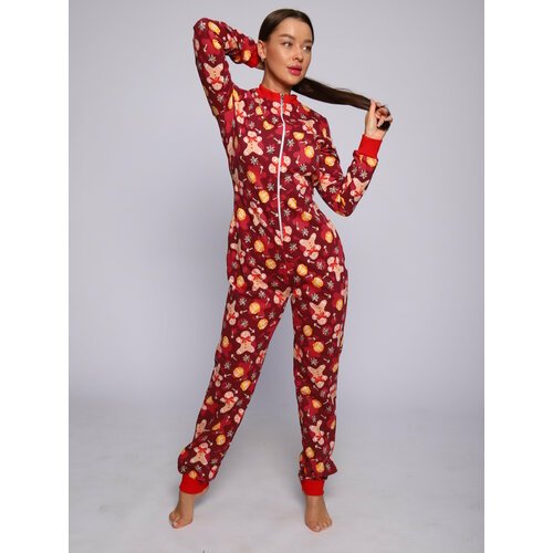 Купить Пижама NEWJAMA, размер 50/52, красный
Уютная пижама с карманом на попе - идеальн...