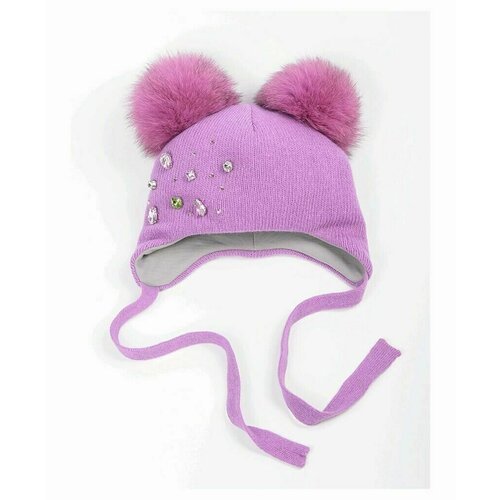 Купить Шапка Orso Bianco, размер 46, фиолетовый
Изящная шапка для девочки декорирована...