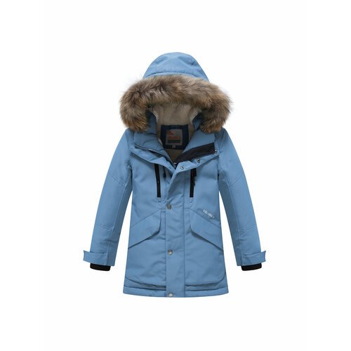 Купить Парка, размер 158, синий
Зимняя куртка парка подростковая для мальчиков Valianly...