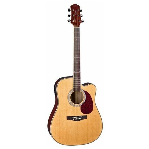 Купить Акустическая гитара со звукоснимателем, с вырезом Naranda DG220CEN
Акустическая...
