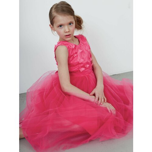 Купить Платье KROLLY, размер 128-134, фуксия
Ничто не делает маленькую принцессу счастл...