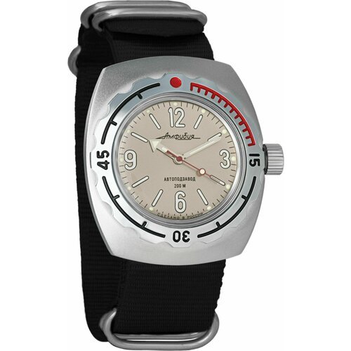 Купить Наручные часы Восток Амфибия, черный, серый
Мужские механические часы с автоподз...