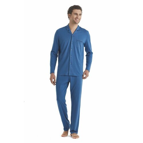 Купить Пижама BlackSpade, размер 3XL, синий
Пижама выполнена из хлопка и мягкого модала...