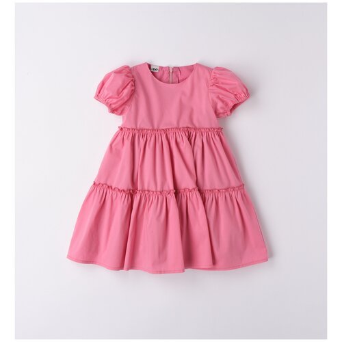 Купить Платье Ido, размер 5A, розовый
Однотонное платье с рукавами-воланами итальянског...