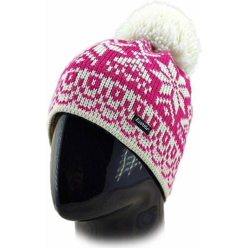 Купить Шапка Eisbar, розовый, белый
Вязаная шапка с большим помпоном. Внутри утеплена п...