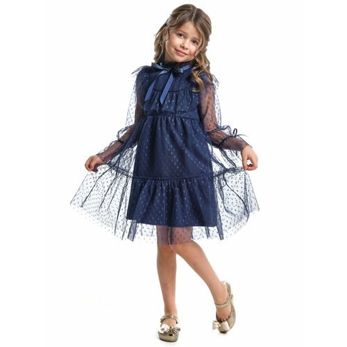 Купить Платье Mini Maxi, размер 122, синий, мультиколор
Платье для девочек Mini Maxi, м...