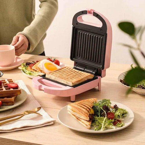 Купить Мини-сэндвичница Tiger для завтрака, розовая
вафельница для трубочек электровафе...