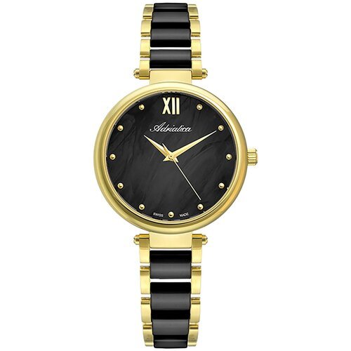 Купить Наручные часы Adriatica A3705.F18MQ, черный, золотой
женские швейцарские наручны...