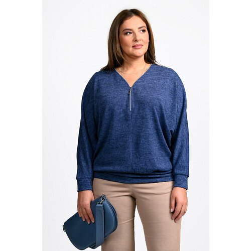 Купить Пуловер SVESTA, размер 62, синий
Стильный женский пуловер, джемпер больших разме...