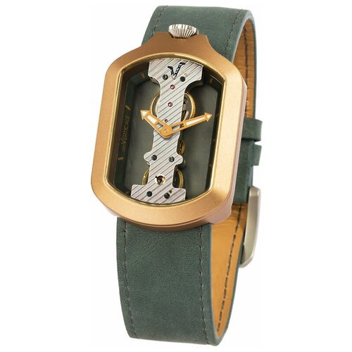 Купить Наручные часы Atto Verticale The Upper East Side Tonneau TO/04, зеленый, серый
М...