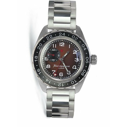 Купить Наручные часы Восток 02017А, красный, серебряный
Наручные часы Восток Командирск...