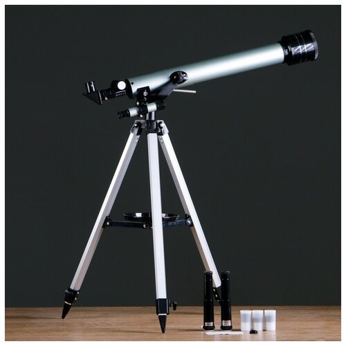 Купить Телескоп Сима-ленд 256991 серебристый/черный
Размер товара: 10 x 137 x 64 см <br...