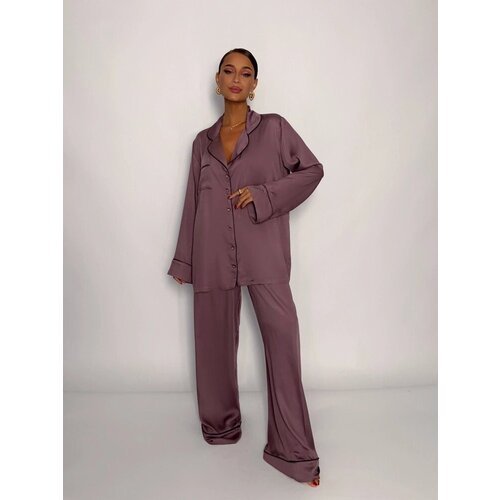 Купить Пижама Малиновые сны, размер 50, розовый
Современная пижама из шелка с добавлени...