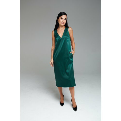 Купить Платье Kasse, размер 50, зеленый
Платье женское, нарядное, вечернее. Длина миди....