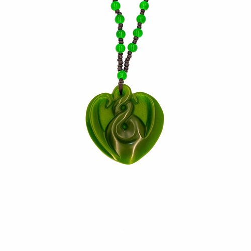 Купить Колье LS, зеленый
Название: Кулон "Сердце из зеленого нефрита"<br><br>Описание:...