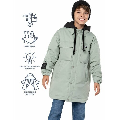 Купить Куртка NIKASTYLE 4м5124, размер 128-64, зеленый
Куртка демисезонная для мальчика...