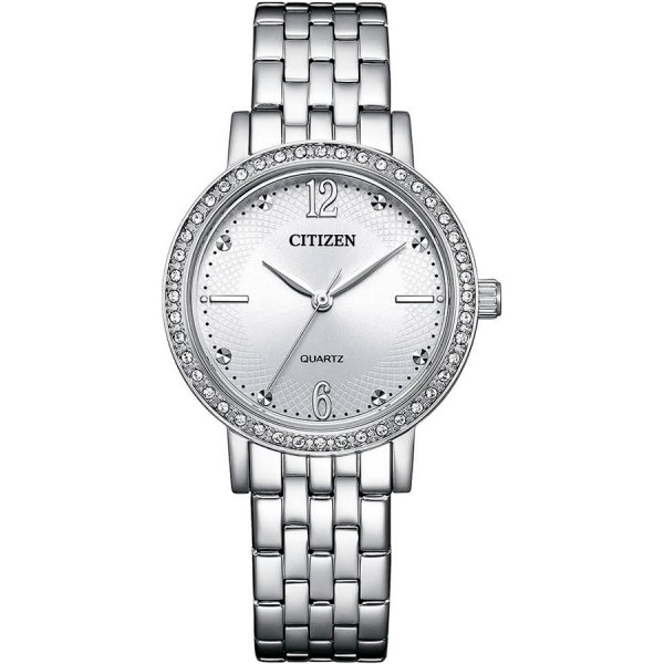 Купить Часы Citizen EL3100-55A
Женские кварцевые часы. Центральные часовая, минутная и...
