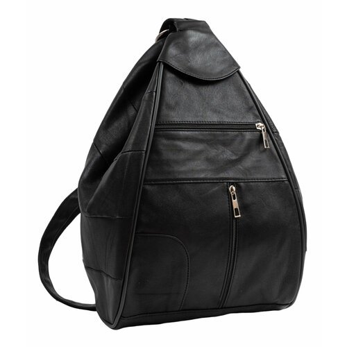 Купить Рюкзак , фактура гладкая, черный
Классическая женская сумка-рюкзак из натурально...